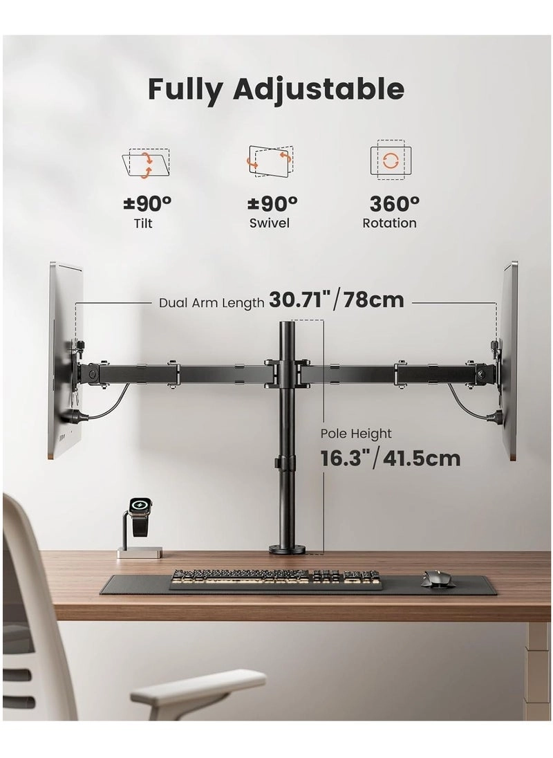 Dual Monitor Stand - Dual 13-32 inch VESA 75/100mm