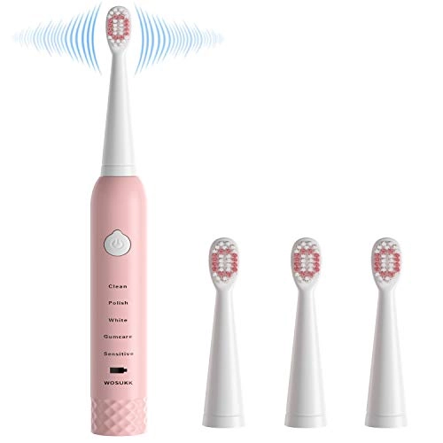 Sonic Electric Toothbrush - 5 Modes 4 Replacement Heads
