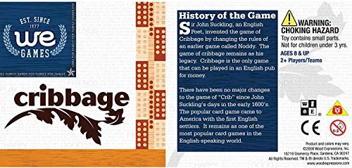 Competition Cribbage Set - Solid Oak 2-Lane Sprint Metal Pegs