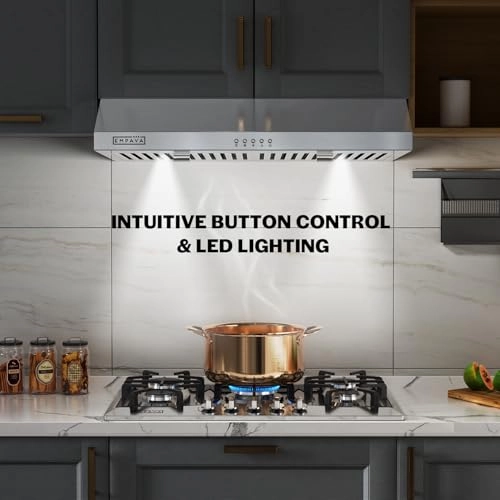 Ductless/Ducted Range Hood - 300 CFM 30 Inch