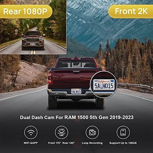 Model B 1440 X 1080 for RAM 1500 2019-2023