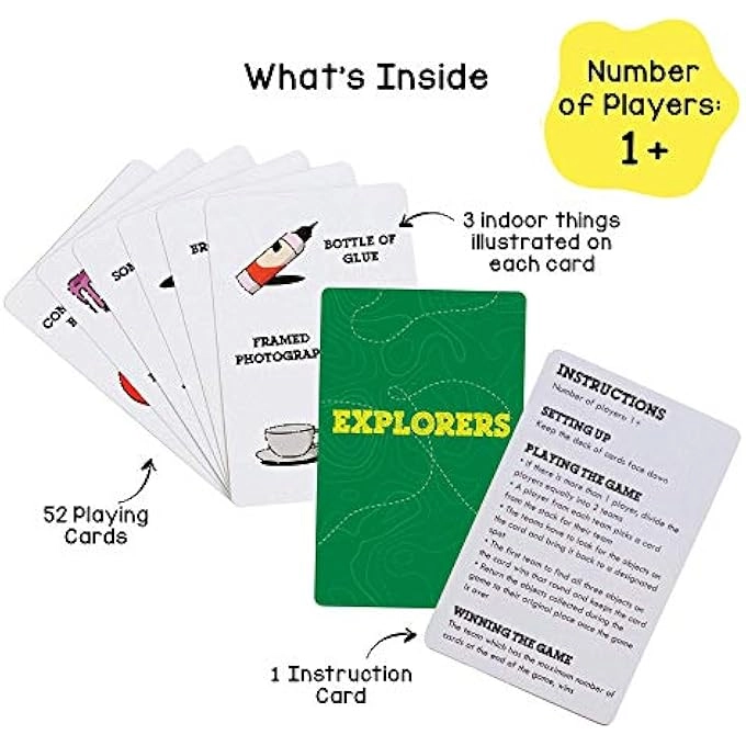 EXPLORERS: INDOOR ADVENTURE - CARD GAME
