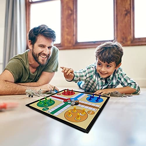 Magnetic Ludo Board - Portable Folding