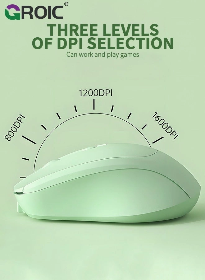 LED Slim Silent Mouse - Wireless