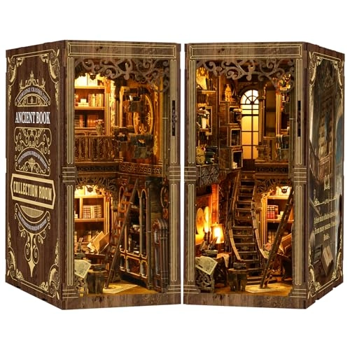 Book Nook - Wooden Kit DIY 3D LED Light