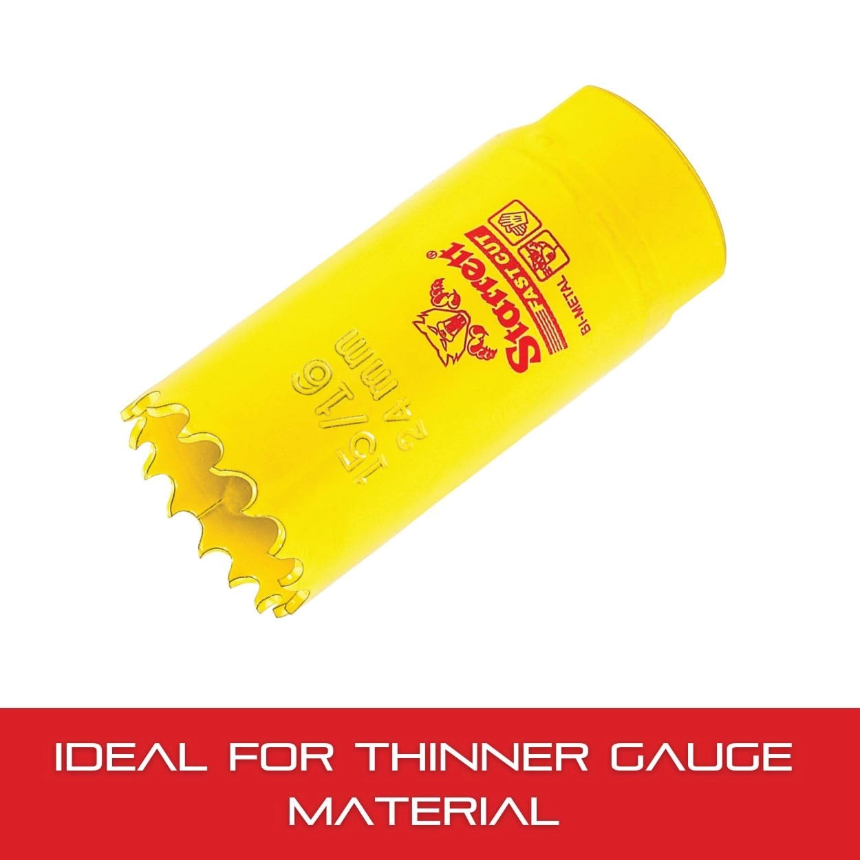 BiMetal Fast Cut Straight Pitch Hole Saw - 158 Metal Steel and Wood