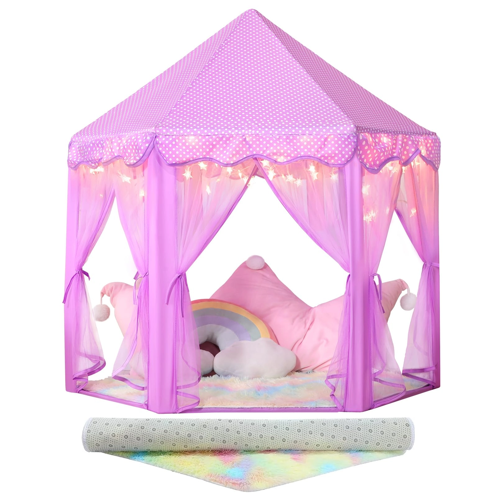 Princess Tent - Pink 48 x 48 x 52 inches