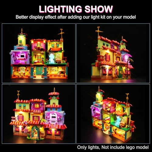 LED Light Kit for LEGO The Magical Madrigal House 43245