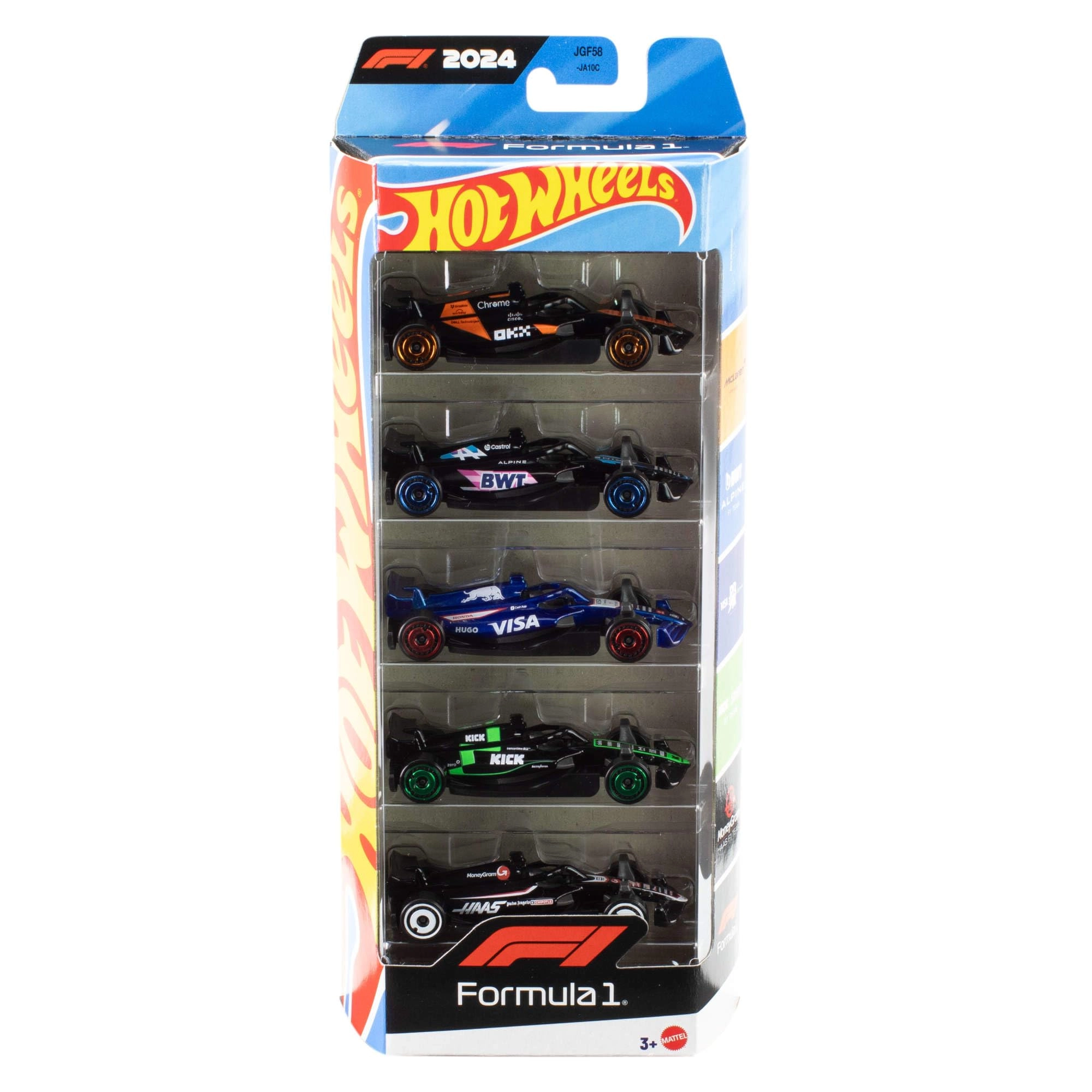 Mattel Formula 1 Set of 5 Car - 1:64 5pcs