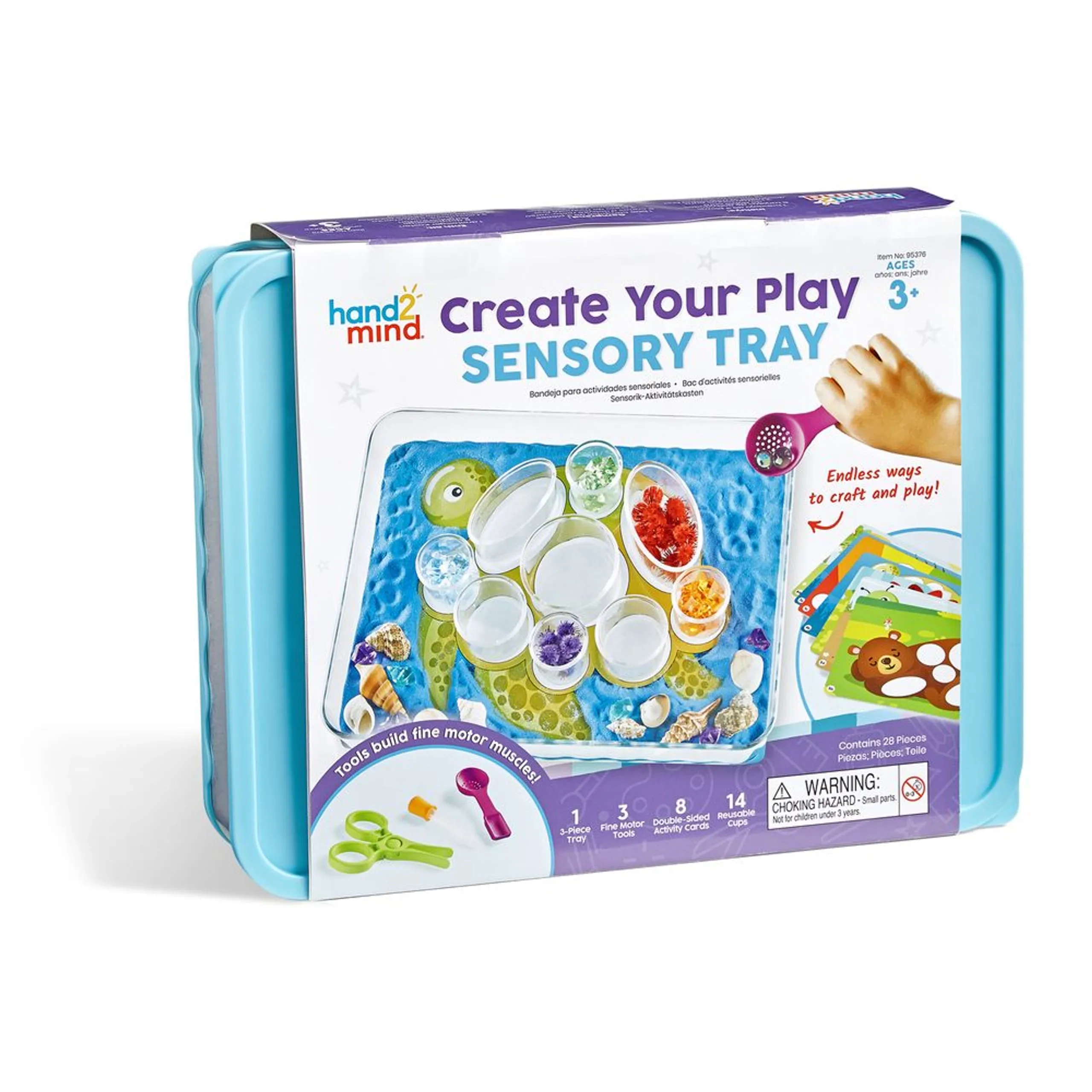 Learning Resources Create Your Play Sensory Tray - 3 years and above 28 pieces