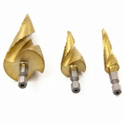 Cobalt Cone Step Drill Bit - Cobalt 1 Piece 3-12/3-14/4-12/4-20/4-22/4-25/4-32/5-21/5-27/6-24mm