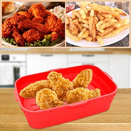 Foldable Air Fryer Liner - food-grade silicone 2Pcs