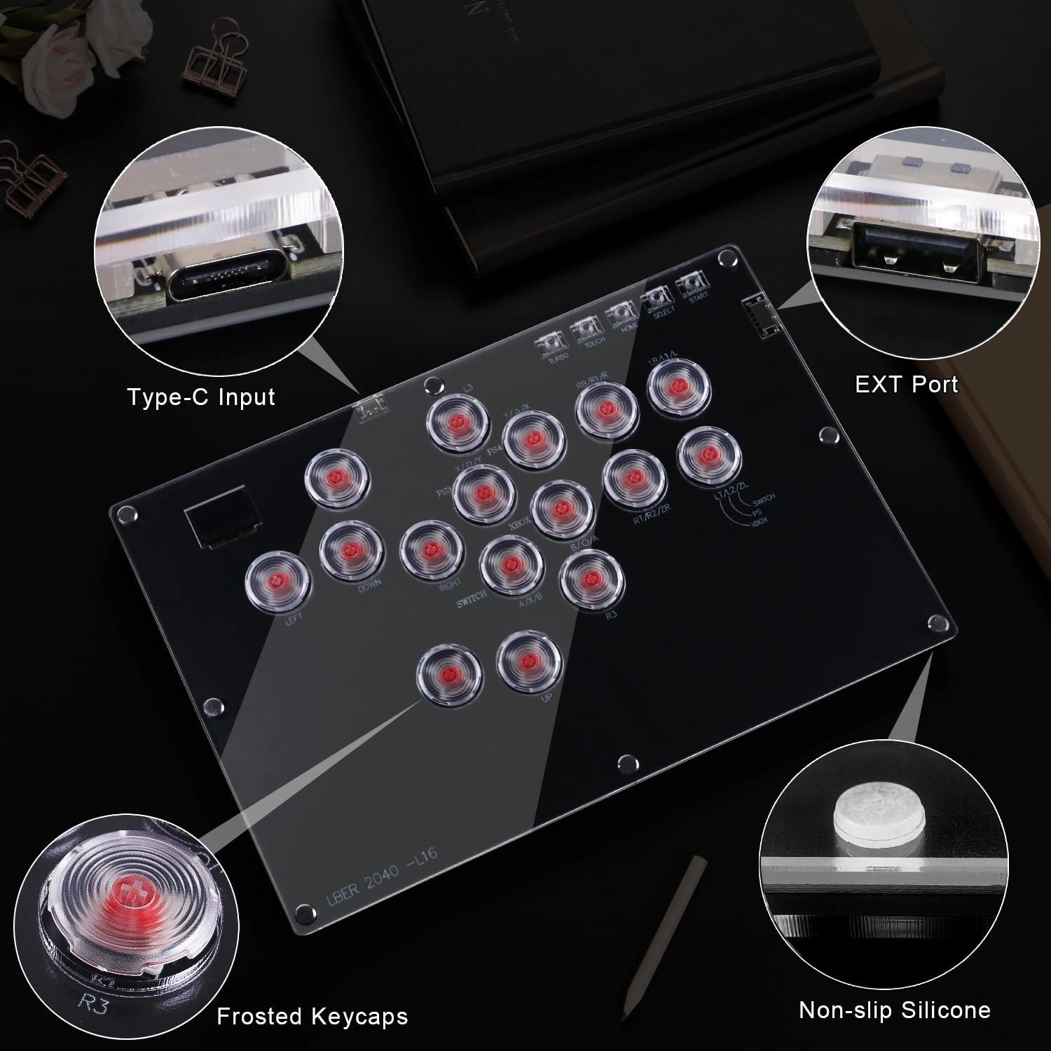 LBER2040-R16 - White PC/PS3/PS4/Steam/Switch