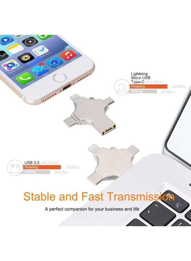 4 in 1 USB 3.0 Thumb Drive - 256GB