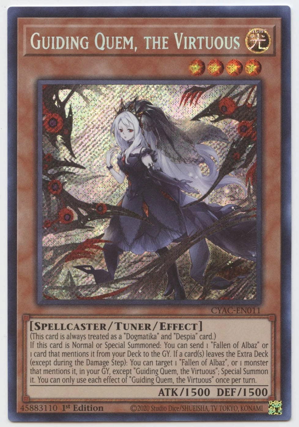 Yu-Gi-Oh! Guiding Quem, The Virtuous - CYAC-EN011 - 1pcs