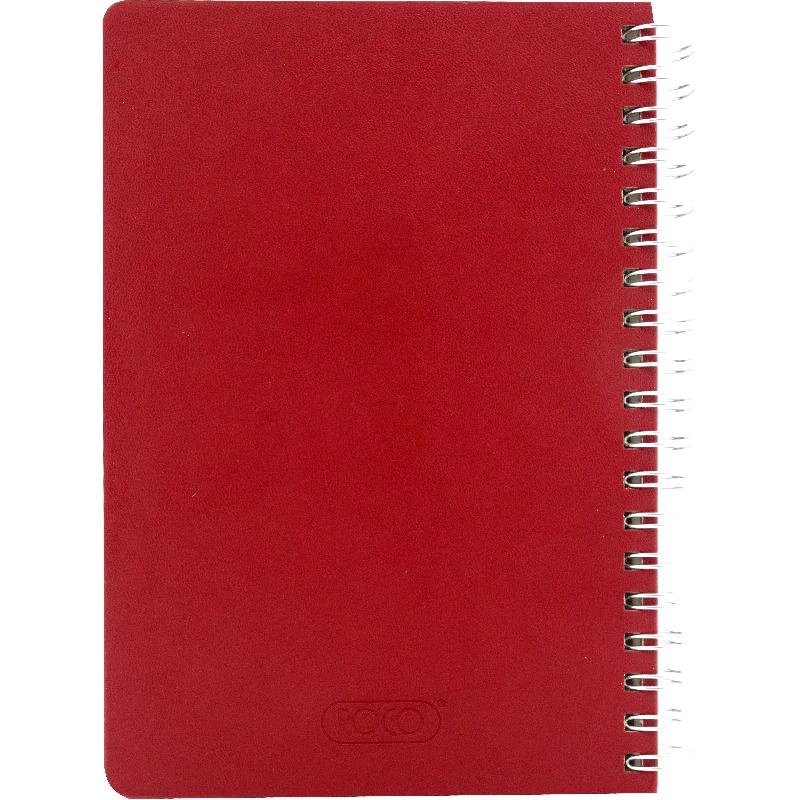 Notebook 19 X 26 cm Spiral - Grid 100 Sheets