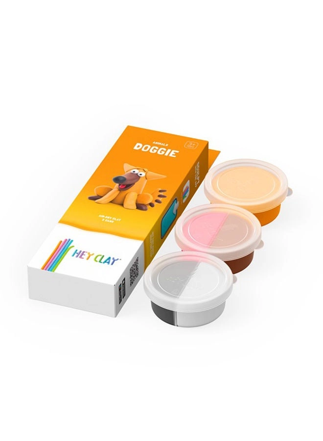 DIY Doggie Plastic Creative Modelling Air-Dry Clay - 3+ years 3 Cans