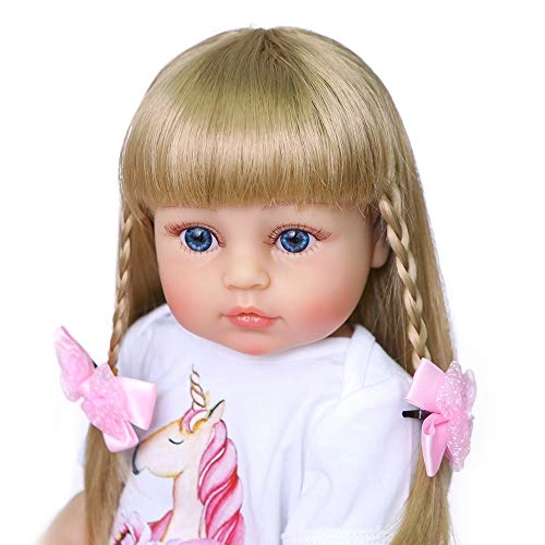 Reborn Baby Doll - 22 inch Silicone Vinyl Blond
