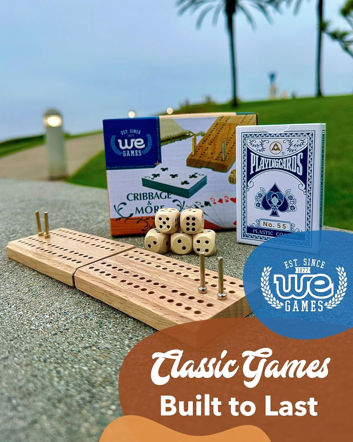 Cribbage and More Travel Game Pack - 12 Games