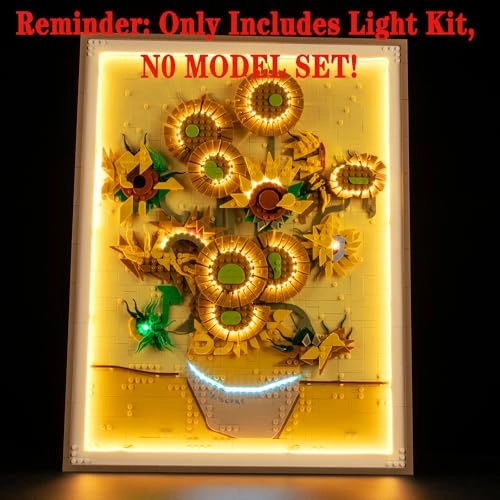 LED Lighting Kit for LEGO Vincent Van Gogh Sunflowers 31215