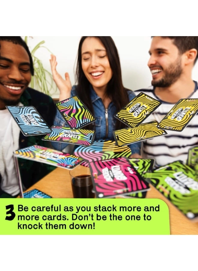 Cards vs Gravity: Ultimate Stacking & Balancing Travel Game - Card Game