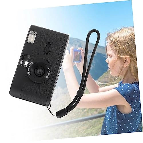 Point & Shoot Film Cameras - Black Build-in flash