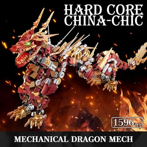 Mechanical Dragon - Dragon 1596 pcs