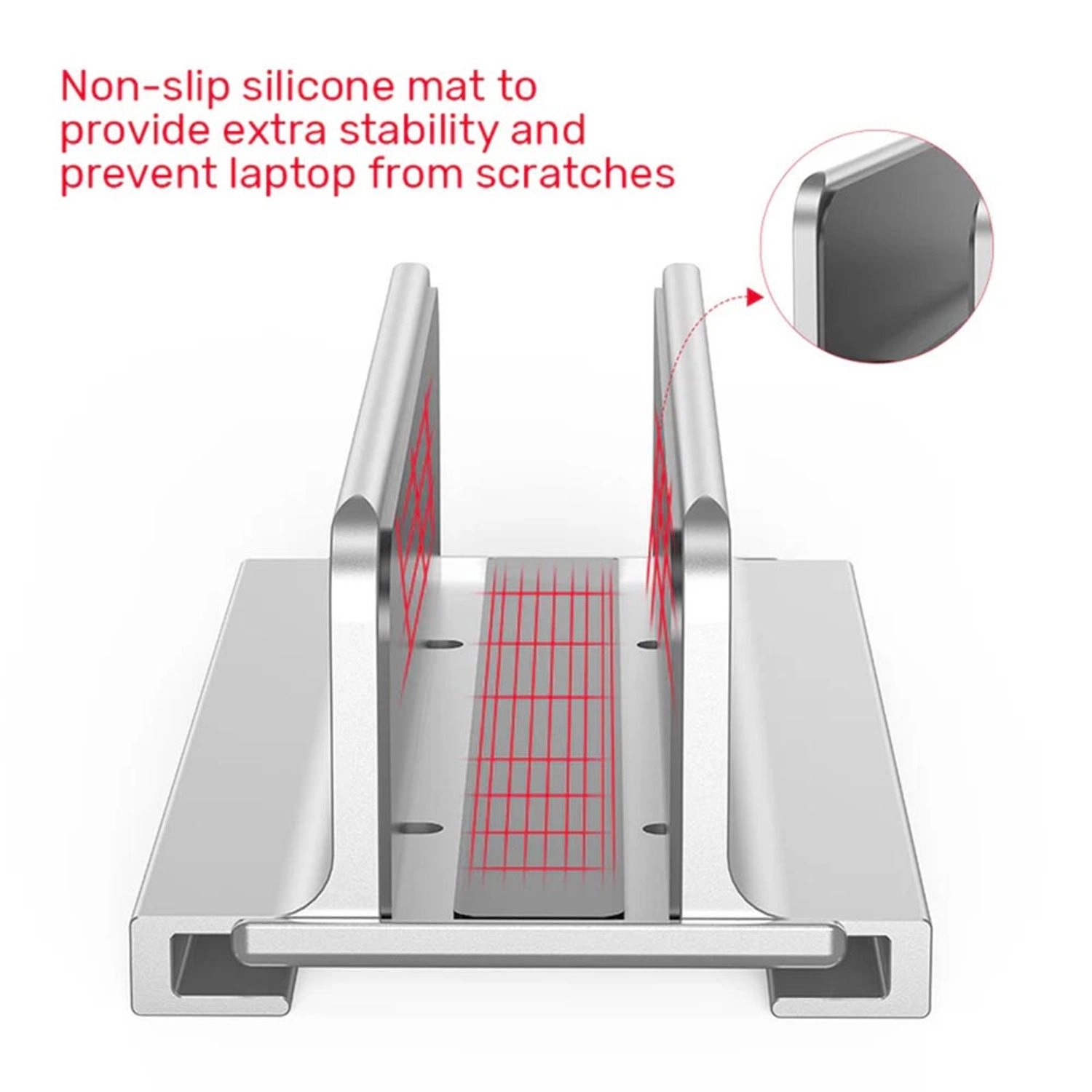 Vertical Laptop Stand Holder