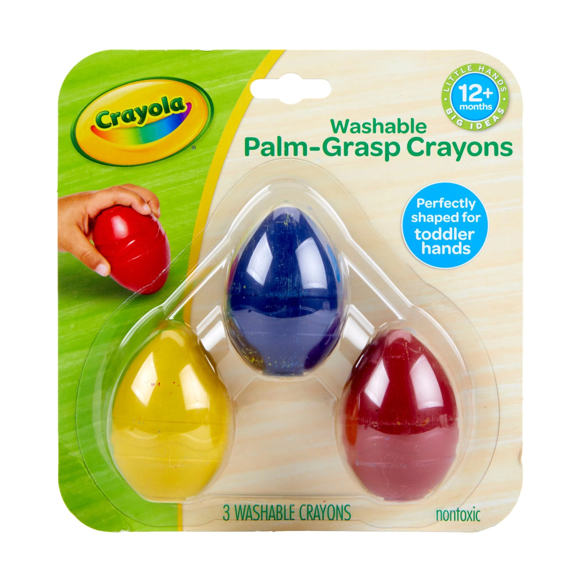 Crayola My First Palm Grip Crayons - 3 Pcs