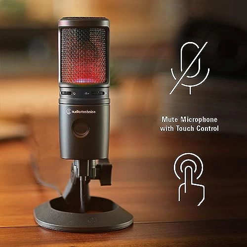 AT2020USB-X + HPC-A30-MK2 + Pop Filter USB Microphone Bundle