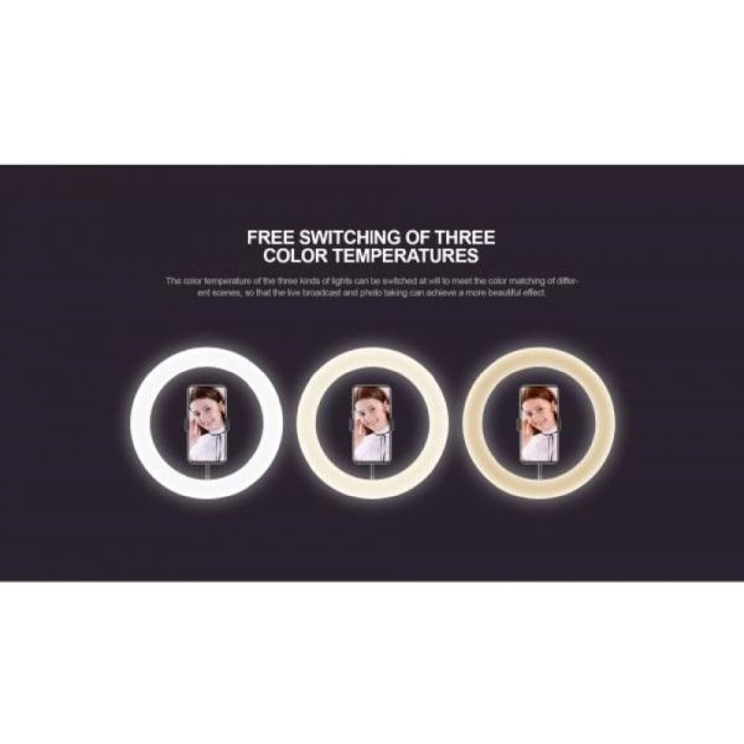 HV-ST7021 - Ring Light Black