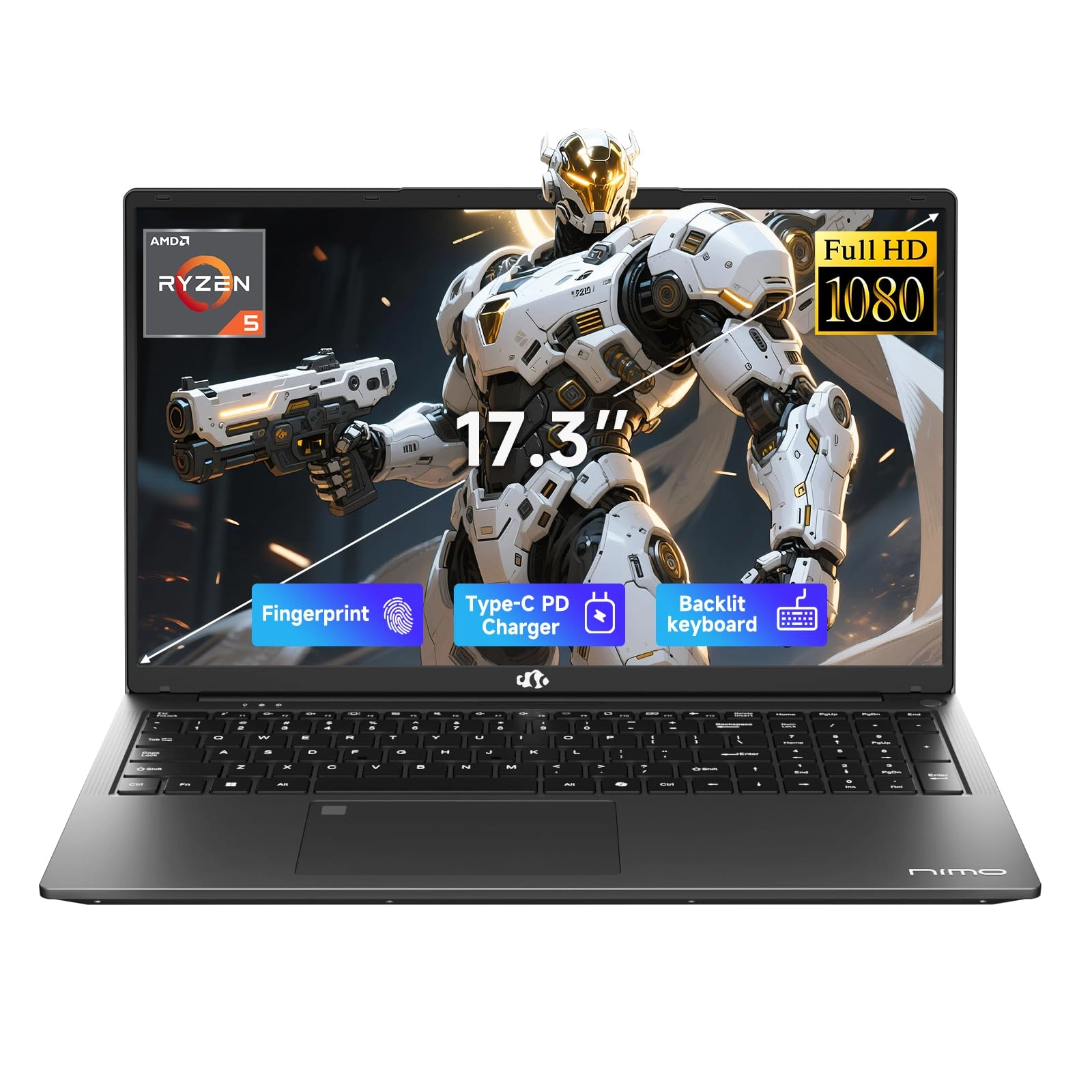 N173 - 17.3'' Ryzen 5 6600H 32GB DDR5 1TB SSD