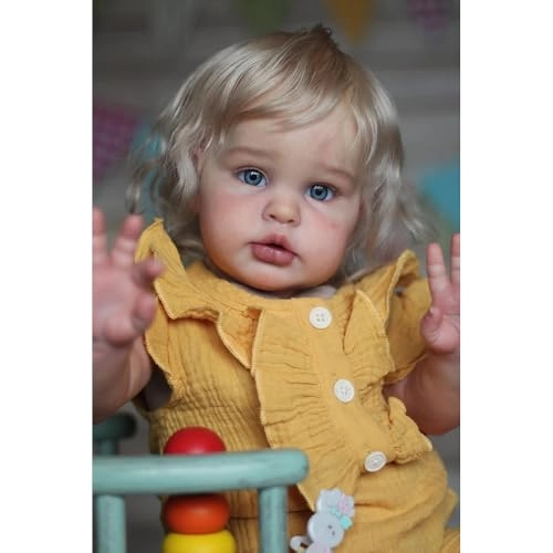 Reborn Baby Doll - 24 in Silicone Vinyl Toddler Girl Ages 3+