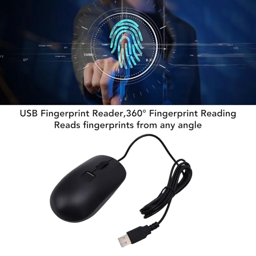 Fingerprint Reader Mouse - Wired