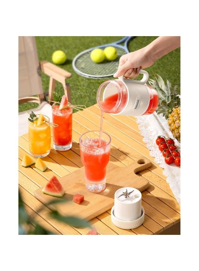 Lifestyle Portable Dual-Cup Smoothie Blender - 80W
