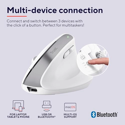 Bayo+ Vertical Mouse - Wireless