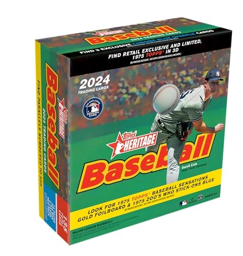 2024 Heritage Baseball Retail Monster Box - 15 Packs per Box