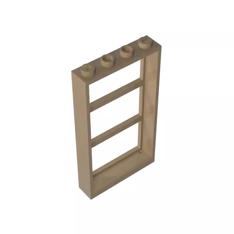 BrickBuddy Window 1x4x6 Frame with 3 Panes - 57894 46523 6126103