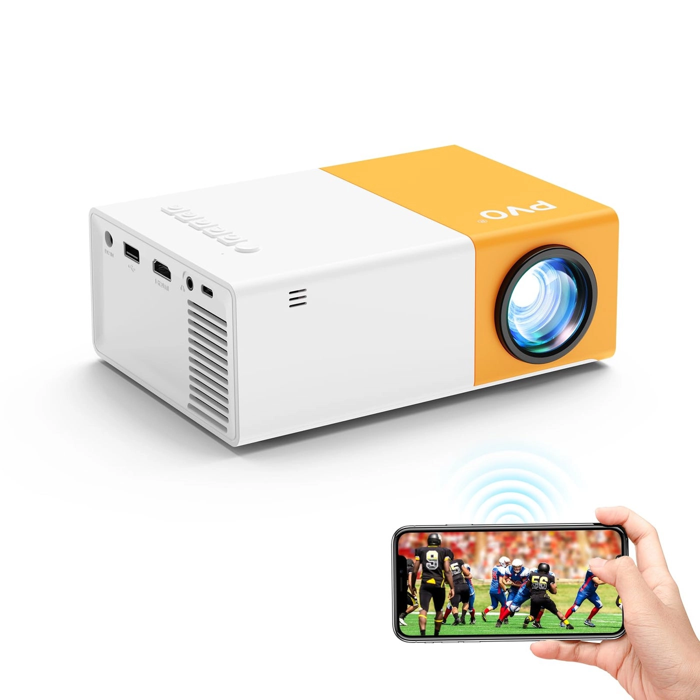 Projector 1080P WiFi Portable