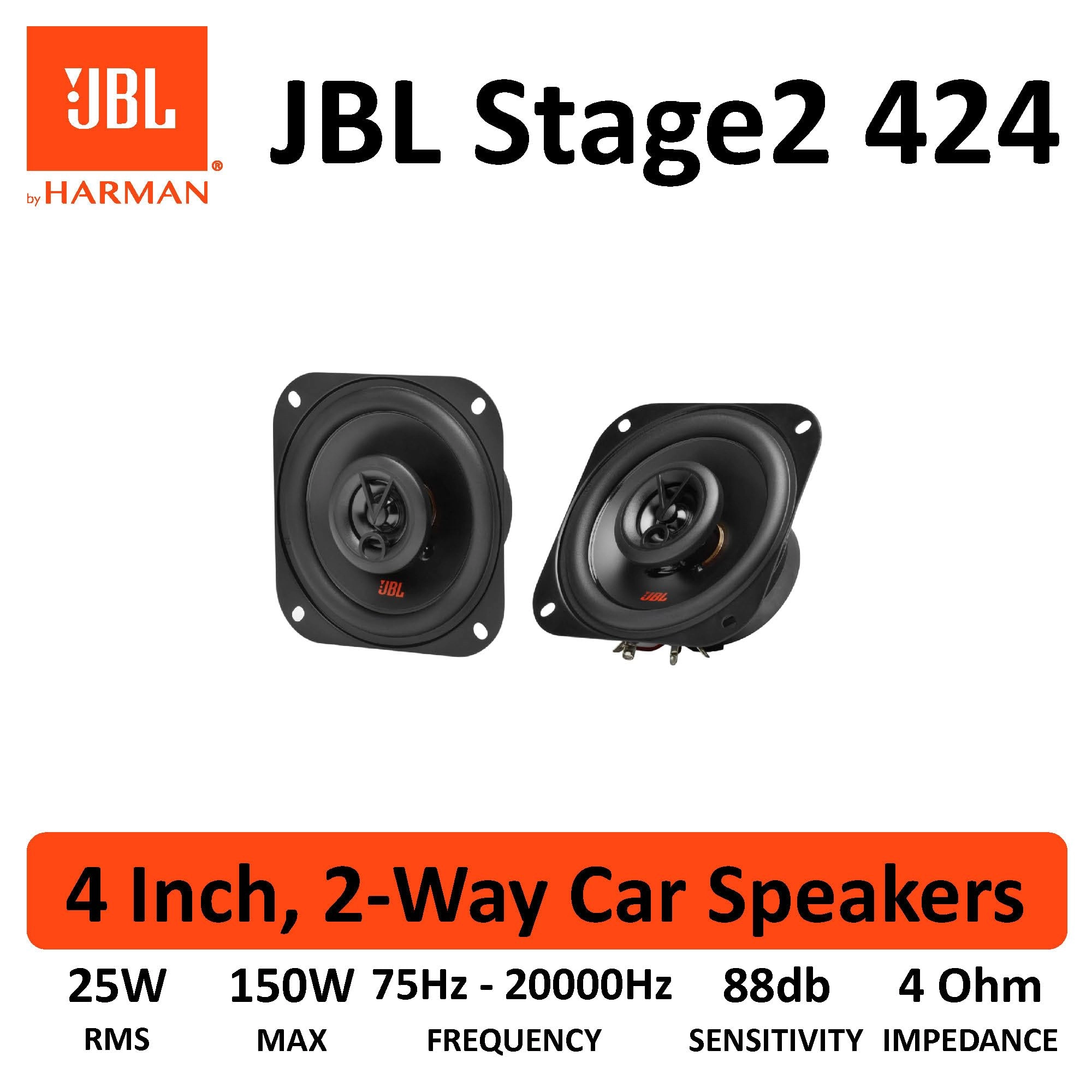 Stage2 424 - 4 Inches Coaxial
