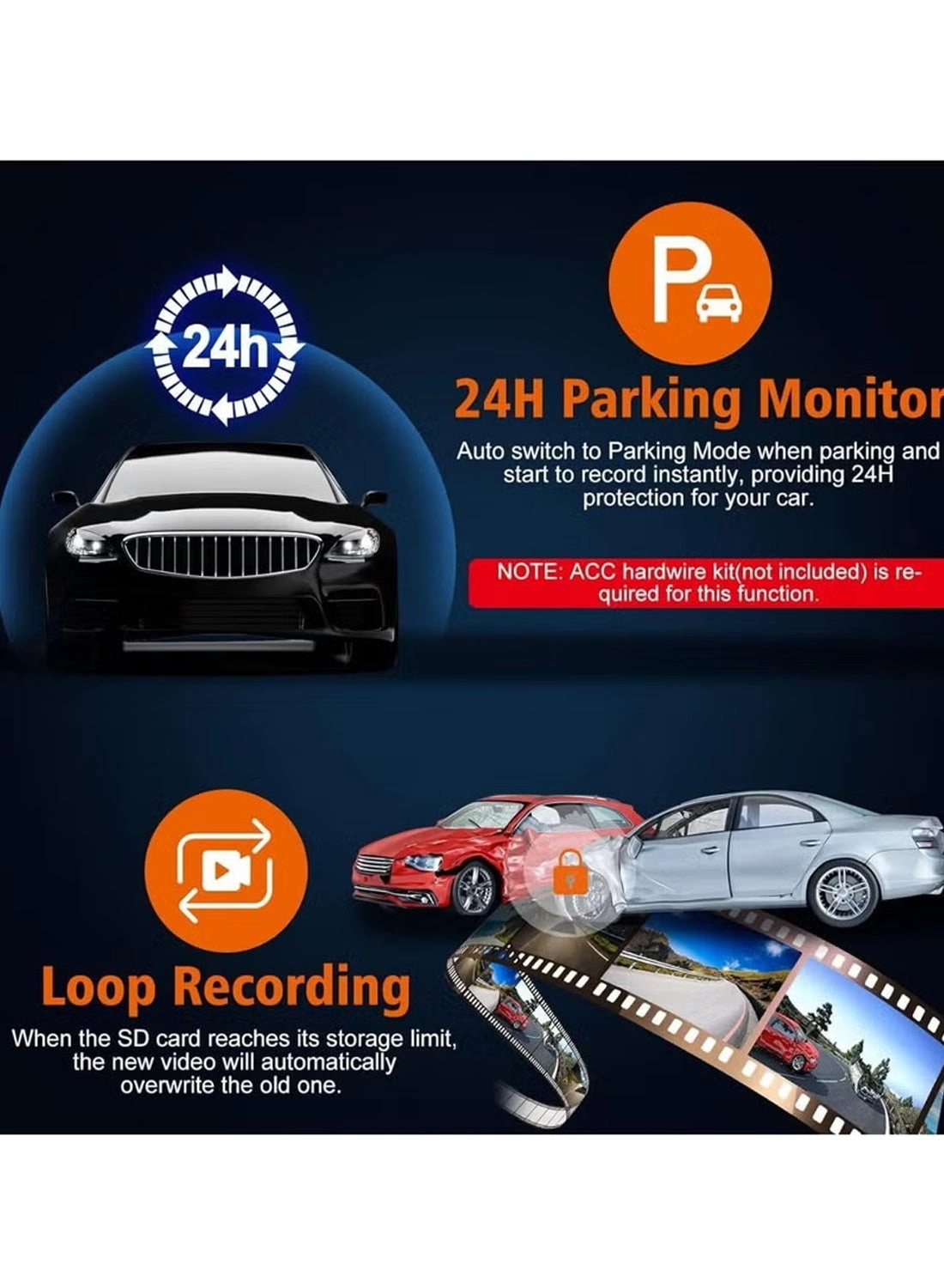 Dash Cam 1080 pixels