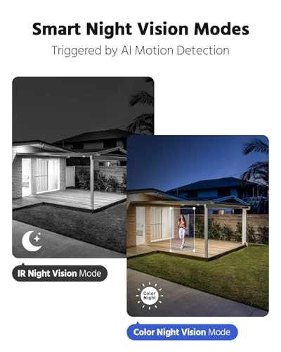 2MP Two-Way Audio Security Camera System - 8pcs 8 channels