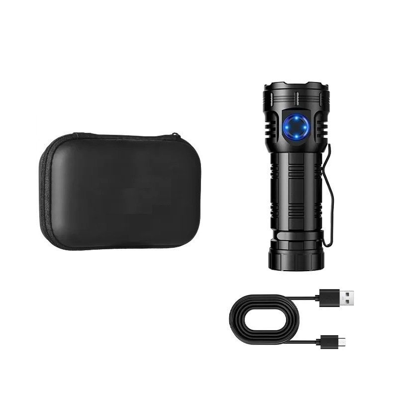 KayoHubb Professional Tactical LED Flashlight - 26650 Rechargeable Zoomable