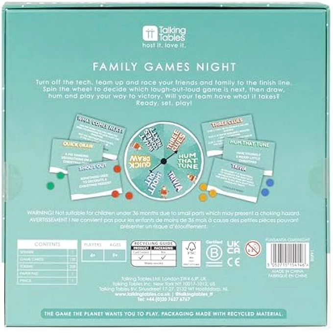 Family Games Night - Christmas Six Games Bundle