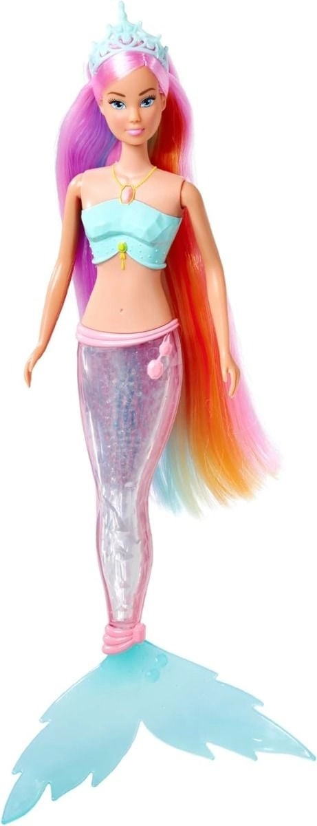 Steffi Love Magic Rainbow Mermaid Doll - 39 cm Ages 3+