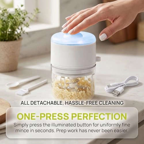 Electric Kitchen Chopper - 350ml Battery Powered