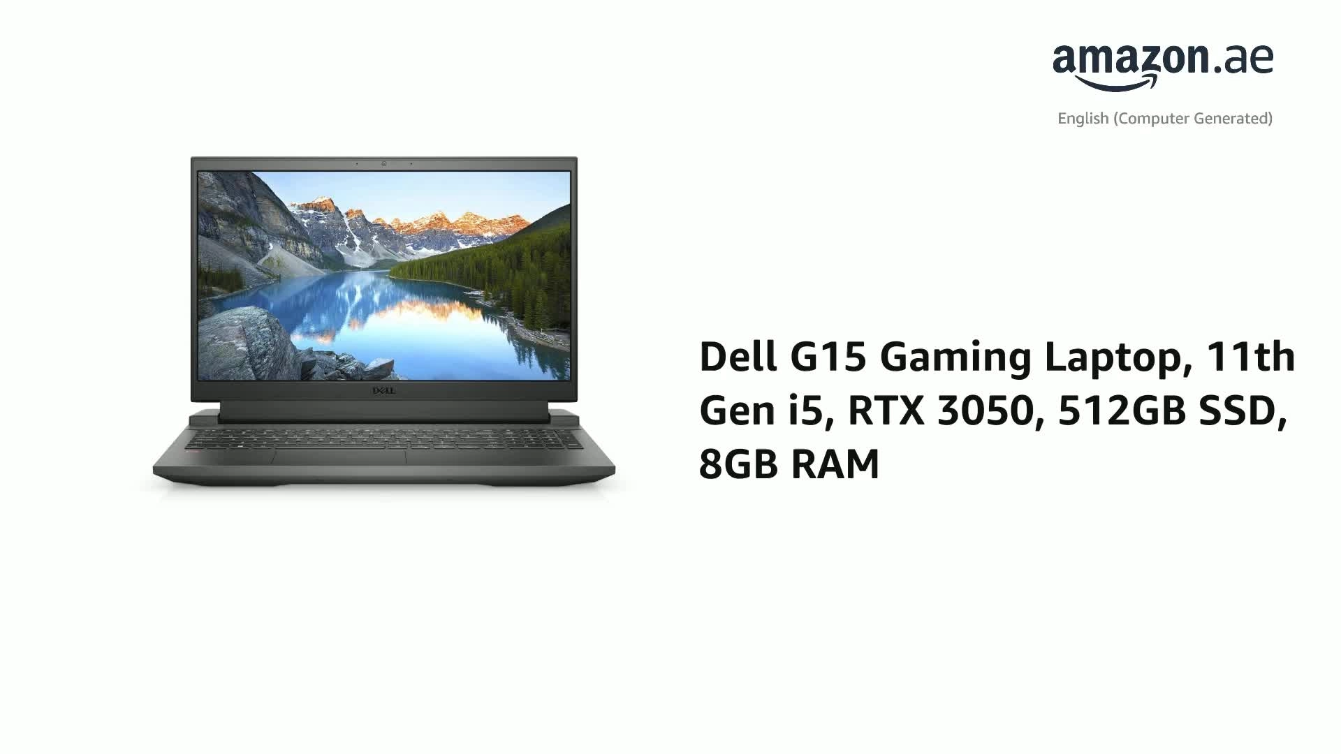 G15 G15-5511-2301-GRY - 15.6'' Core i5 8GB DDR4 512GB SSD