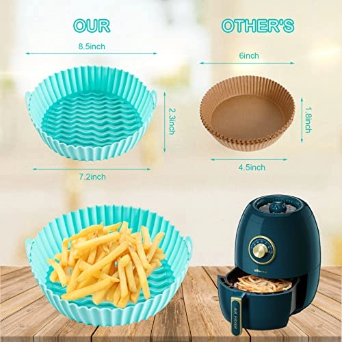 Air Fryer Silicone Liner - Silicone 4PCS