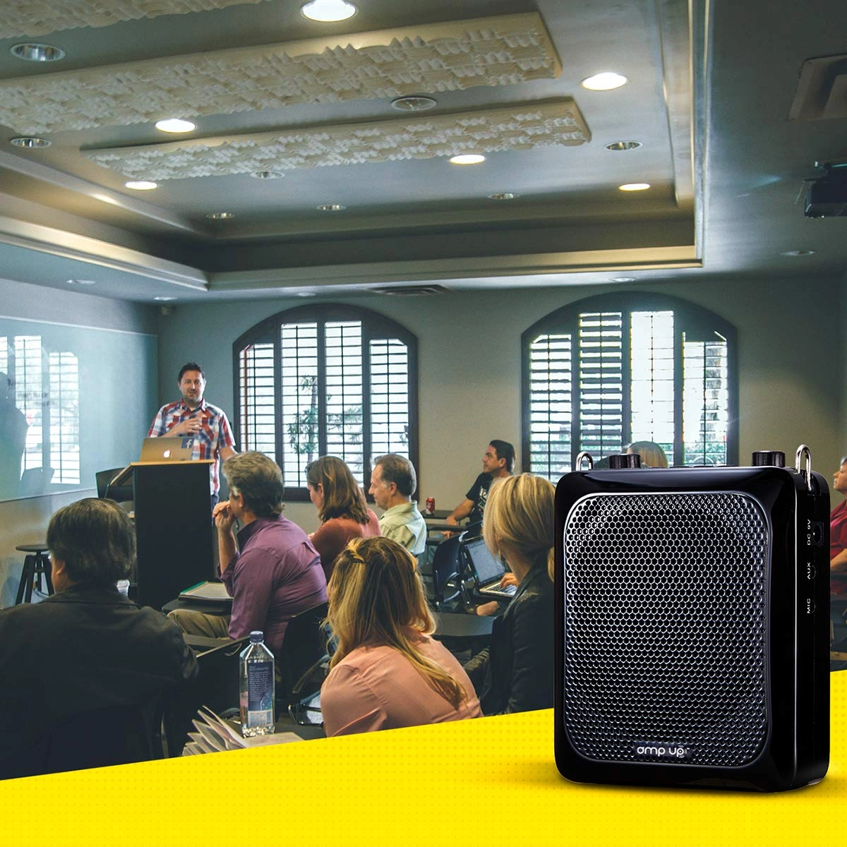 Amp-Up! Personal UHF Voice Amplifier Wireless Microphone