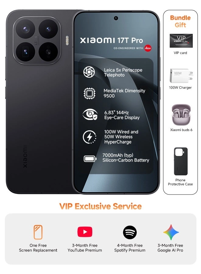 17t pro 12GB 512GB + Bud 6